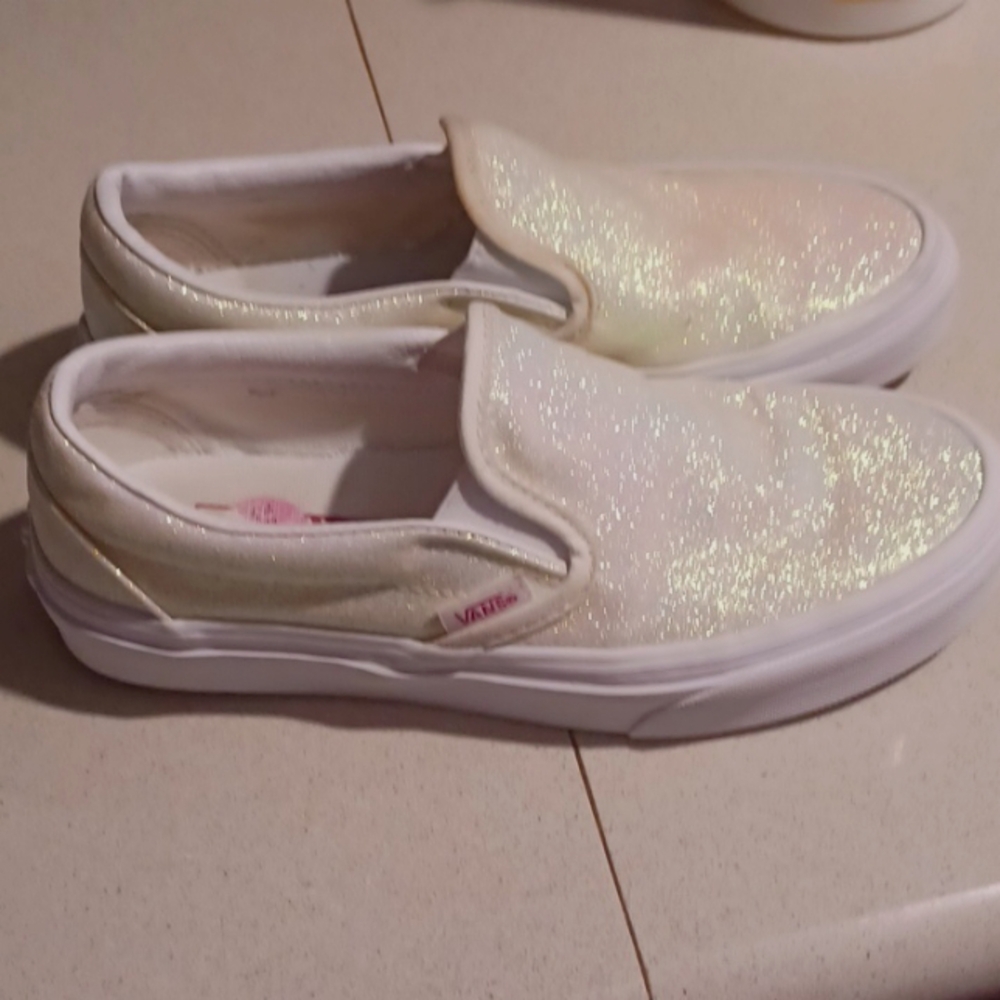 Iridescent sparkly Van's U.S. women's size 5.5